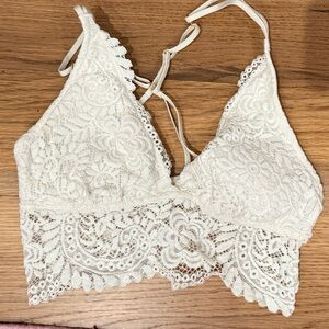 Aerie White Bralette